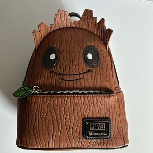 BNWT! Marvel Guardians of the Galaxy x Loungefly Groot Backpack